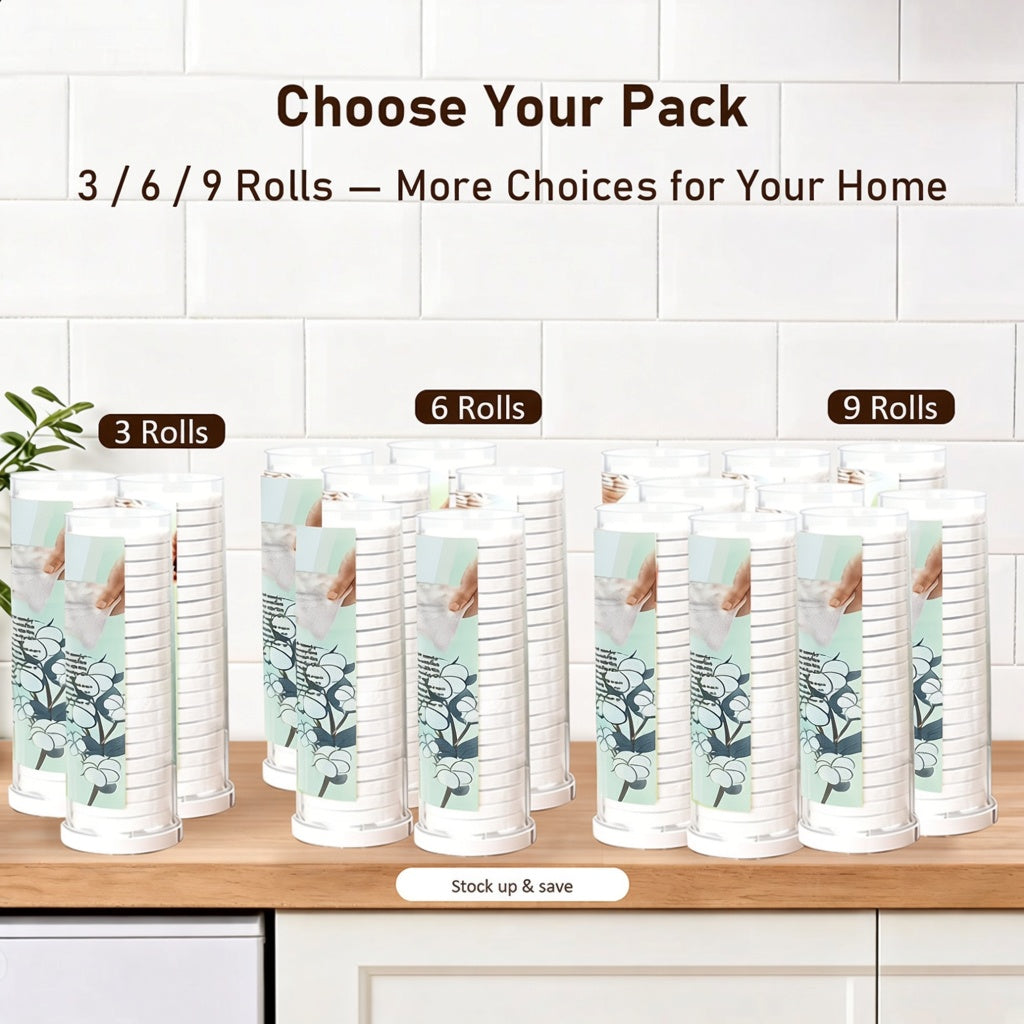 TowelNew Towel Refills for Hot Towel Warmer-60 / 120 / 180 /360 Pcs Options