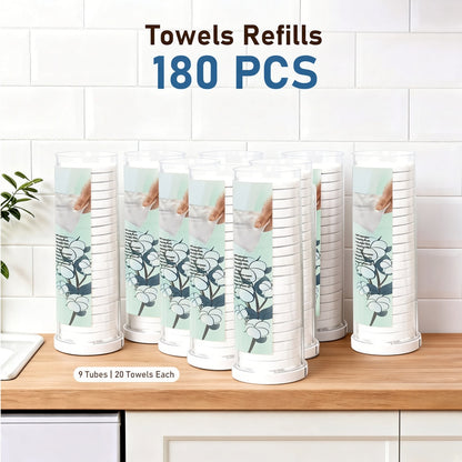 TowelNew Towel Refills for Hot Towel Warmer-60 / 120 / 180 /360 Pcs Options