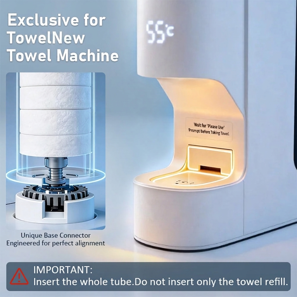 TowelNew Towel Refills for Hot Towel Warmer-60 / 120 / 180 /360 Pcs Options