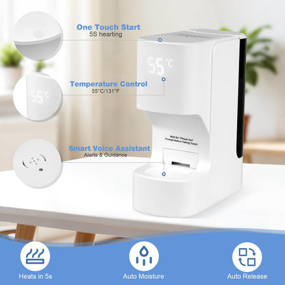 TowelNew Smart Hot Face Towel Dispenser Warmer-CL01