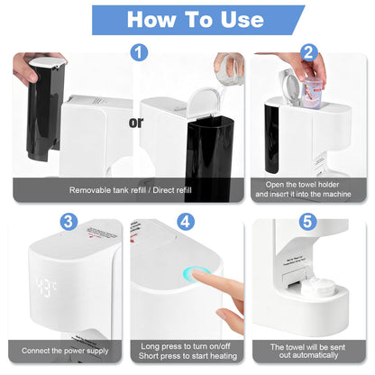 TowelNew Smart Hot Face Towel Dispenser Warmer-CL01