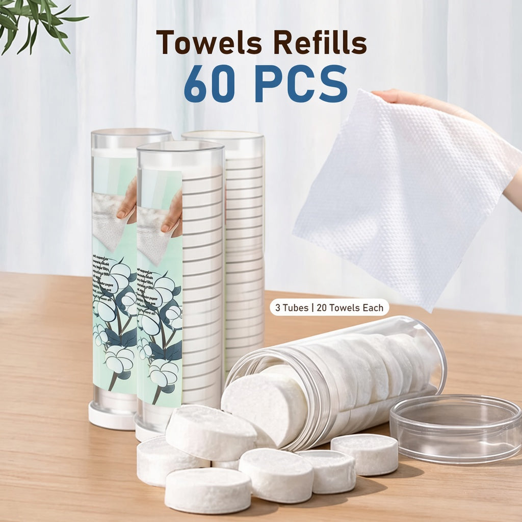 TowelNew Towel Refills for Hot Towel Warmer-60 / 120 / 180 /360 Pcs Options