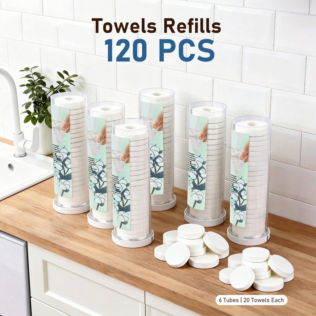TowelNew Towel Refills for Hot Towel Warmer-60 / 120 / 180 /360 Pcs Options